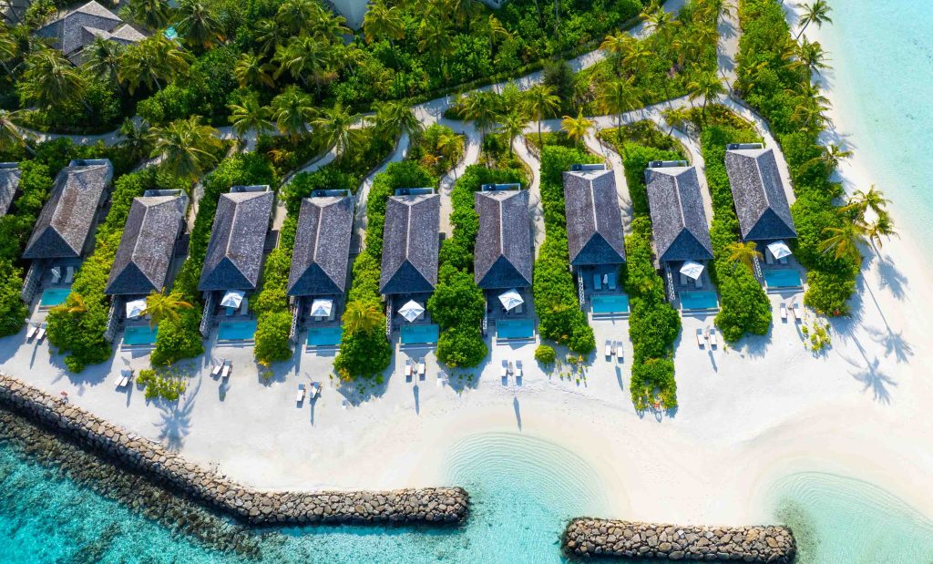 beach pool villa