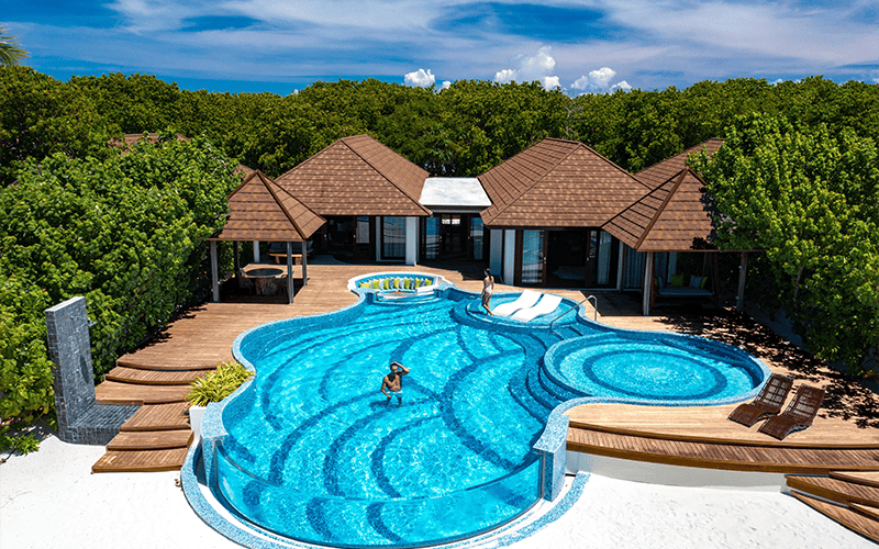 Kanifushi Residences atmosphere kanifushi maldives kanifushi residence aerial exterior view lifestyle 02 09 2023 v2
