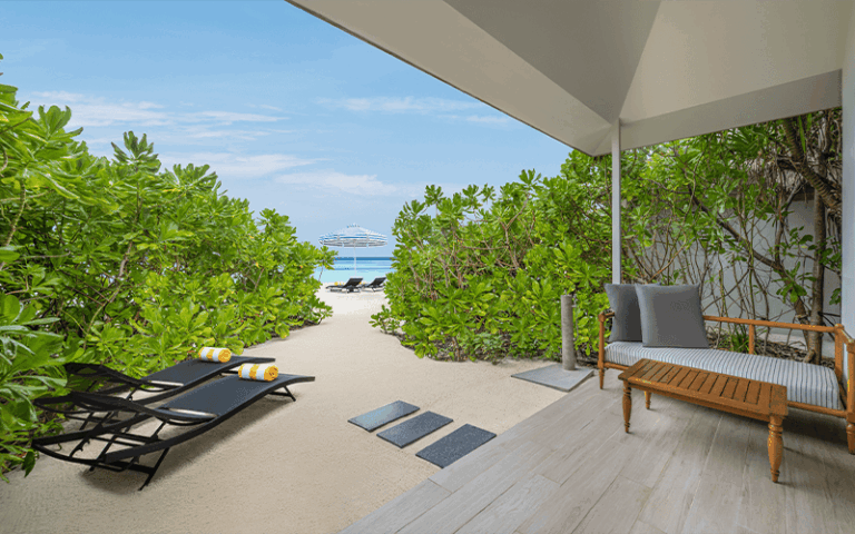 beach villa outdoor space compressed