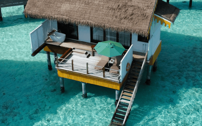 overwater villa aerial v2