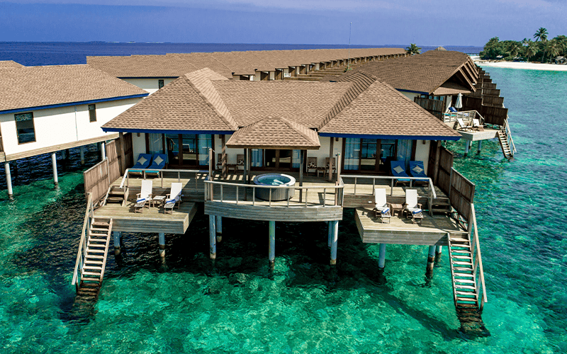 8 . two bedroom water villa suite with spa tub (1) compressed