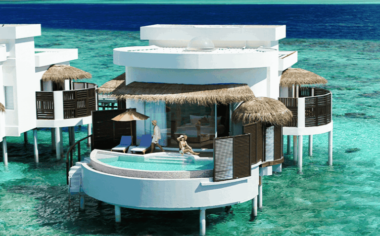 oblu select at sangeli aerial view honeymoon select ocean villa 04 compressed