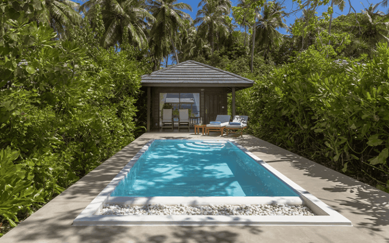 royal island beach pool villa pool 4k compressed