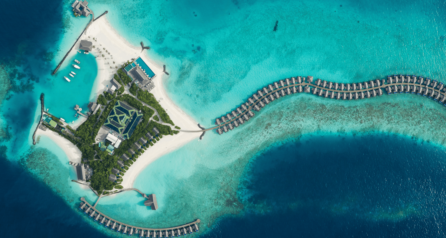 Grand Park Kodhipparu Maldives aerial full island compressed