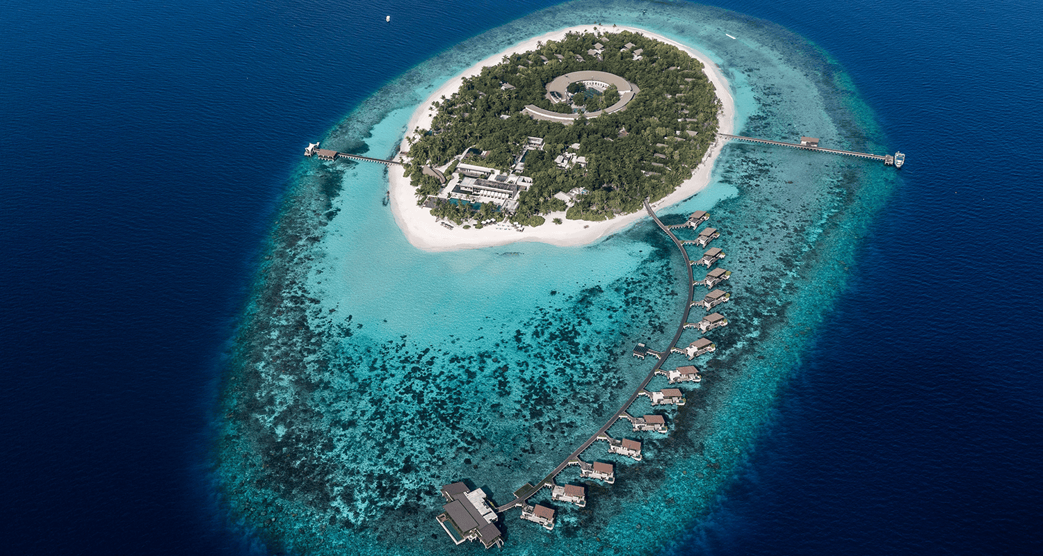Park Hyatt Maldives Hadahaa aerial view park hyatt maldives island 5 compressed