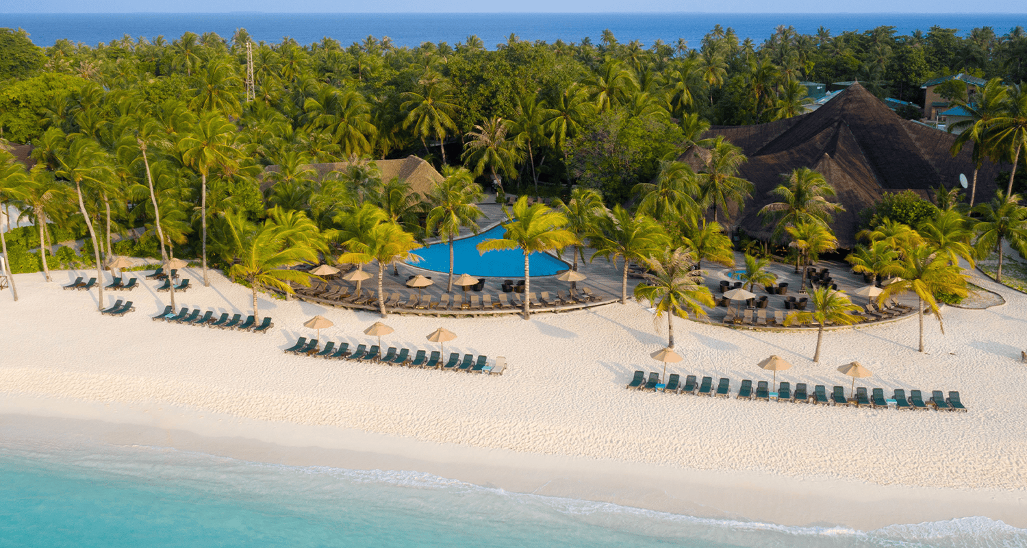Kuredu Island Resort & Spa kuredumainpoolaerial1 compressed