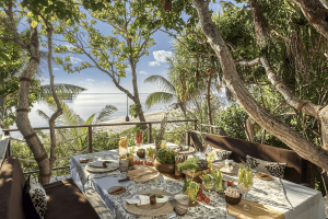 park hyatt maldives chef's garden treehouse table compressed