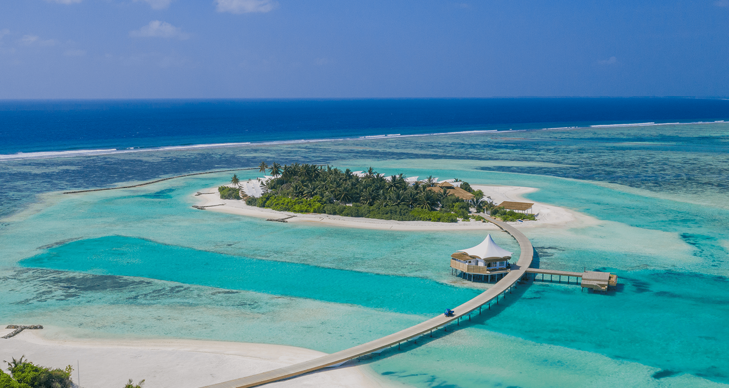 Cinnamon Hakuraa Huraa Maldives private island aerial view 1 v2