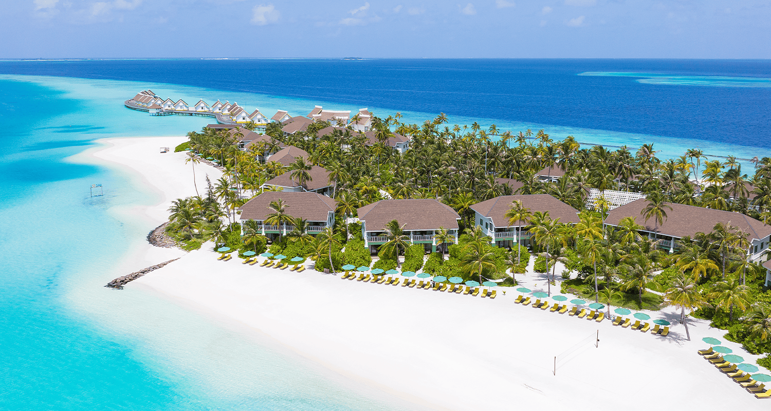 SAii Lagoon Maldives slm aerial beachfront 2 v2