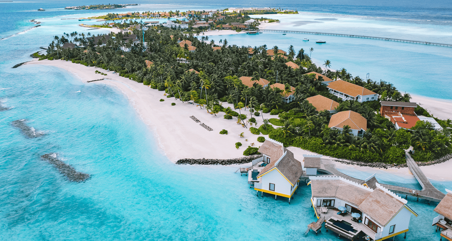 SAii Lagoon Maldives slm aerial overview v2