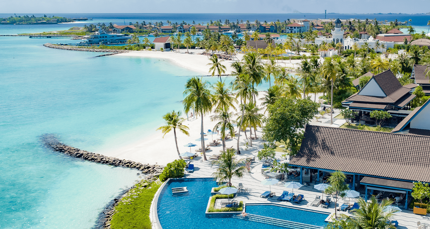 SAii Lagoon Maldives slm aerial pool bar v2