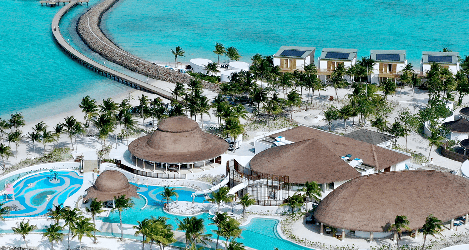 Centara Mirage Lagoon Maldives cmlm aerial view 01 v2